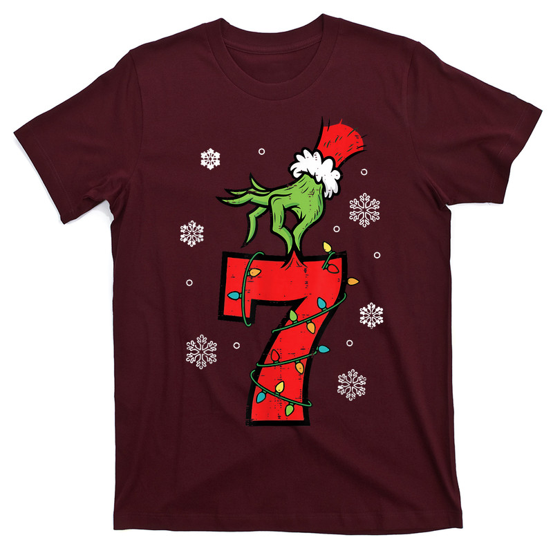 Number 7 67 Meme 6 7 Christmas T-Shirt
