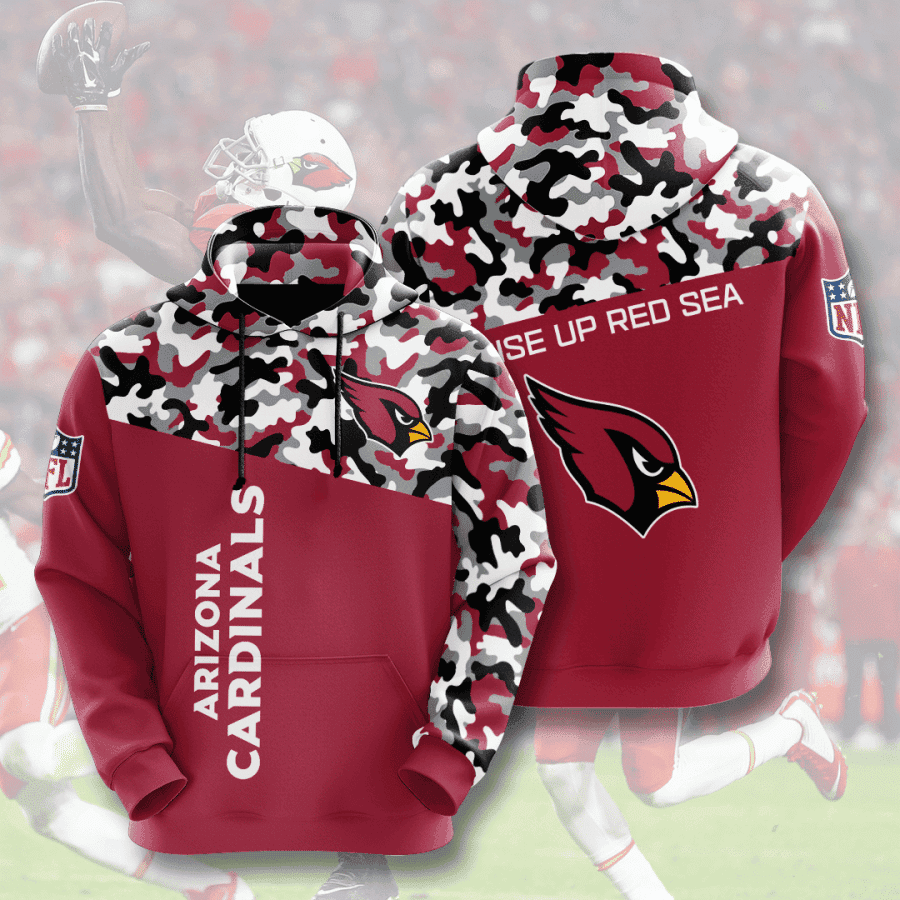 Arizona Cardinals 3D All Over Print Hoodie & Zip Hoodie