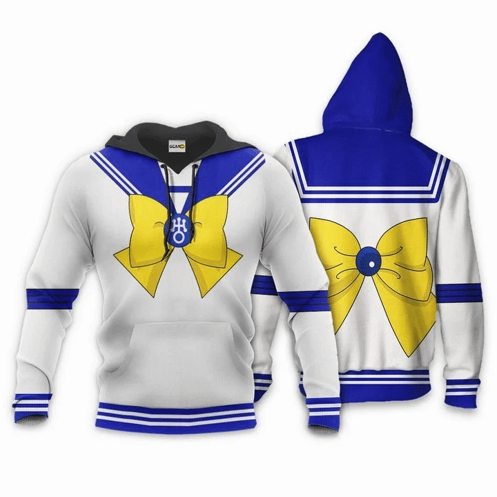 Sailor Uranus Sailor Moon 3d Hoodie Zip Hoodie
