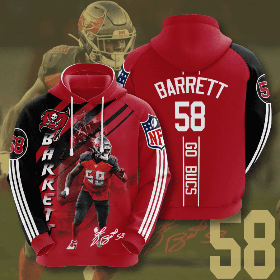 Tampa Bay Buccaneers 3D All Over Print Hoodie & Zip Hoodie