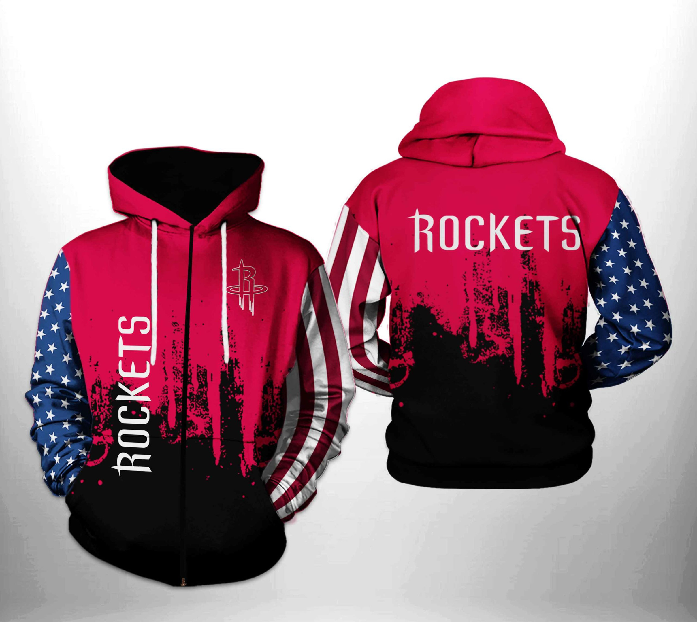 Houston Rockets Team US 3D All Over Print Hoodie & Zip Hoodie