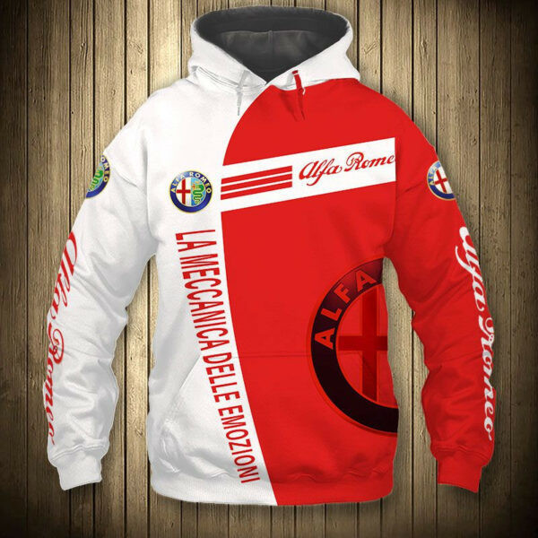 Alfa Romeo Car 6k982 Cartoon 3d Hoodie Zip Hoodie 1648