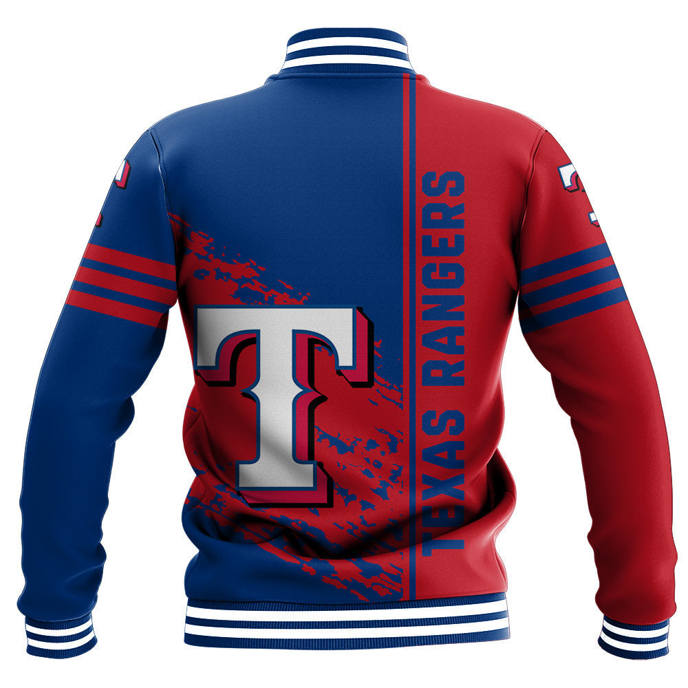 Texas Rangers Red Blue Baseball Jacket