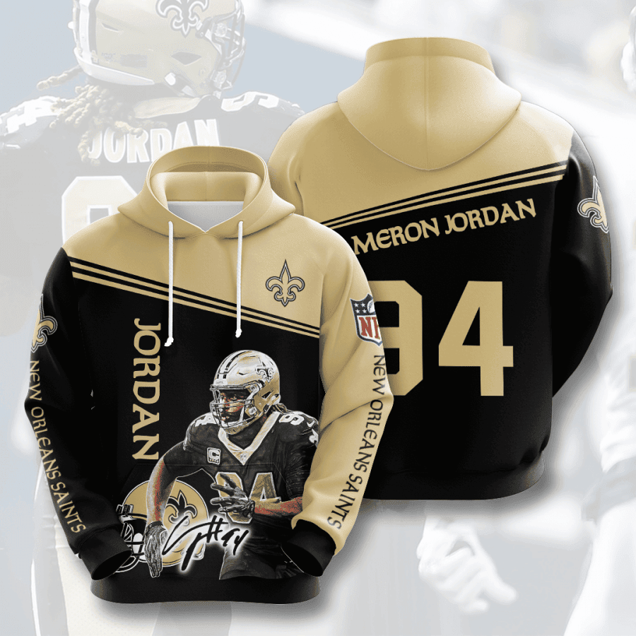 Cameron Jordan New Orleans Saints 3D All Over Print Hoodie & Zip Hoodie