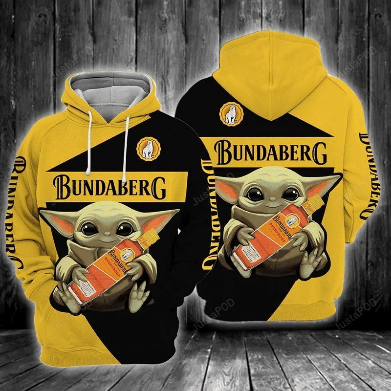 Baby Yoda Rum Bundaberg 3d All Over Print Hoodie, Zip-up Hoodie