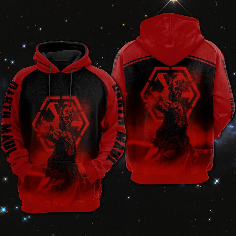 Darth Maul Star Wars All Over Print Hoodie