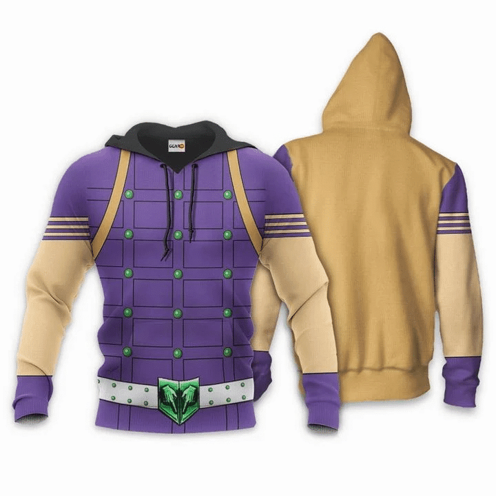 Jojo's Bizarre Adventure Gyro Zeppeli 3d Hoodie Zip Hoodie