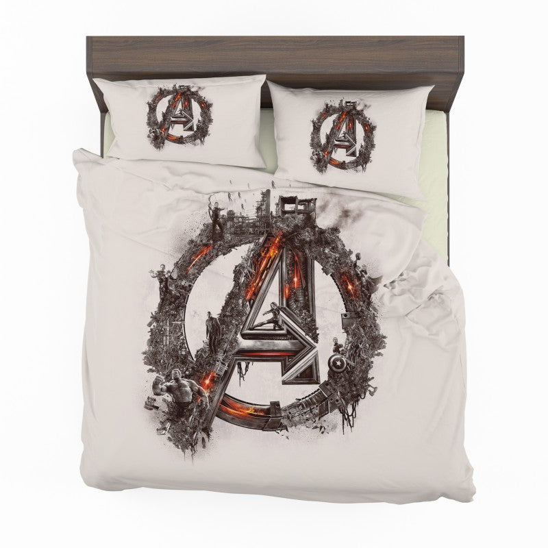 MV Bedding Set Avengers Logo Art Graphic Duvet Covers