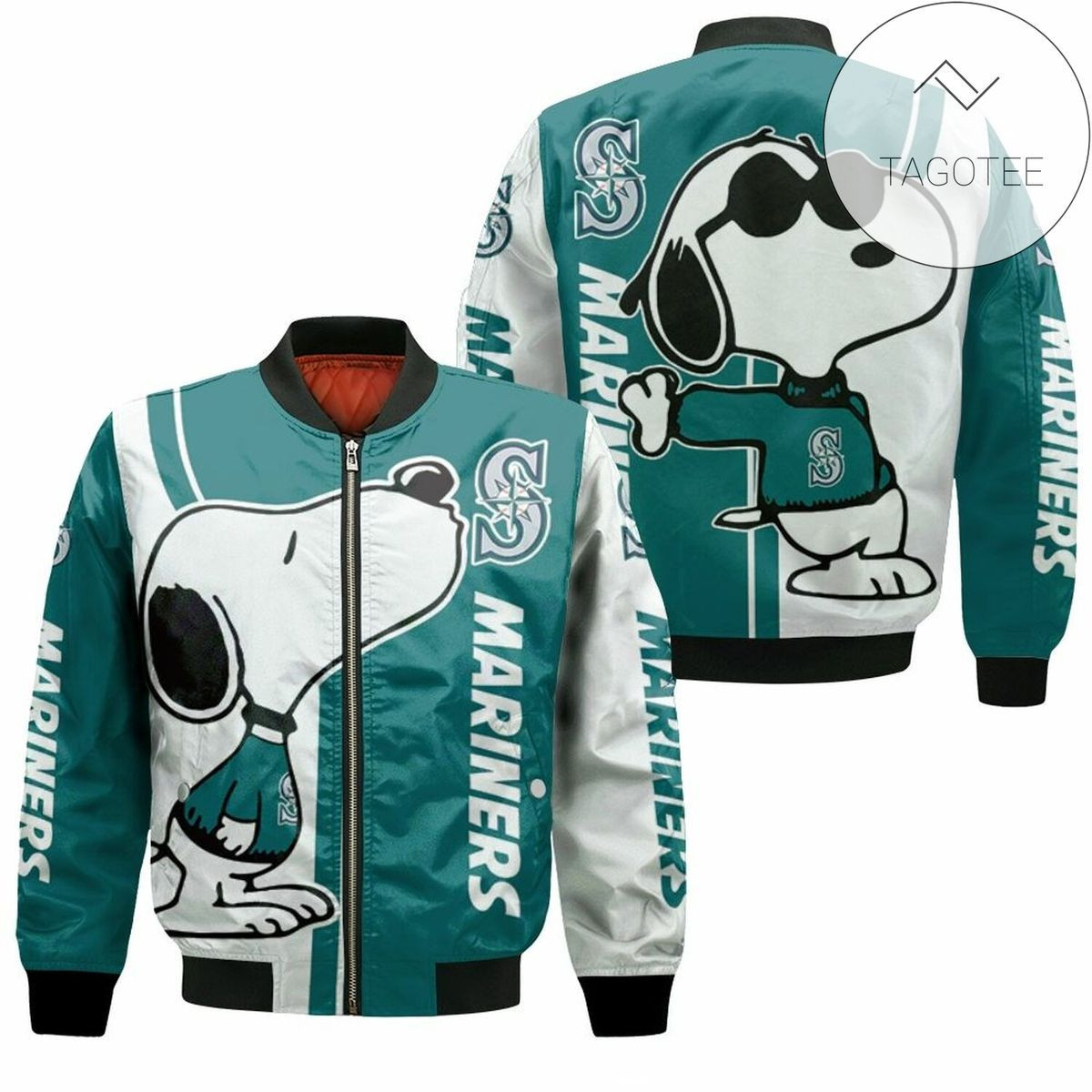 Seattle Mariners Snoopy Lover Bomber Jacket