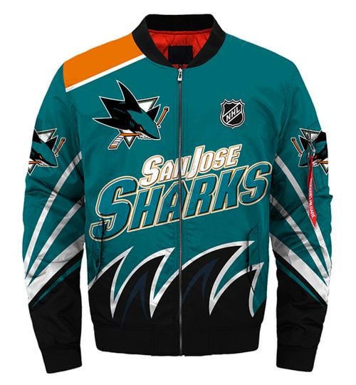 San Jose Sharks Bomber Jacket V1