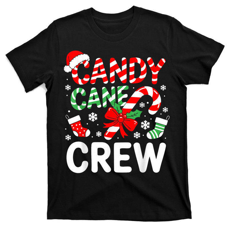 Candy Cane Crew Christmas T-Shirt