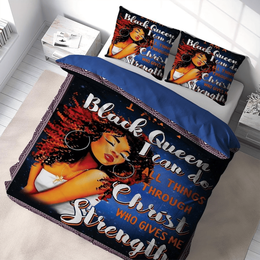 Africa Americans Bedding Set I Am A Black Queen Duvet Covers