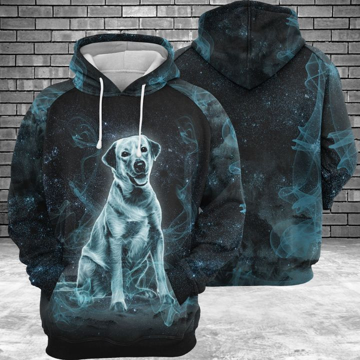Labrador Retriever Galaxy 3D All Over Print Hoodie & Zip Hoodie