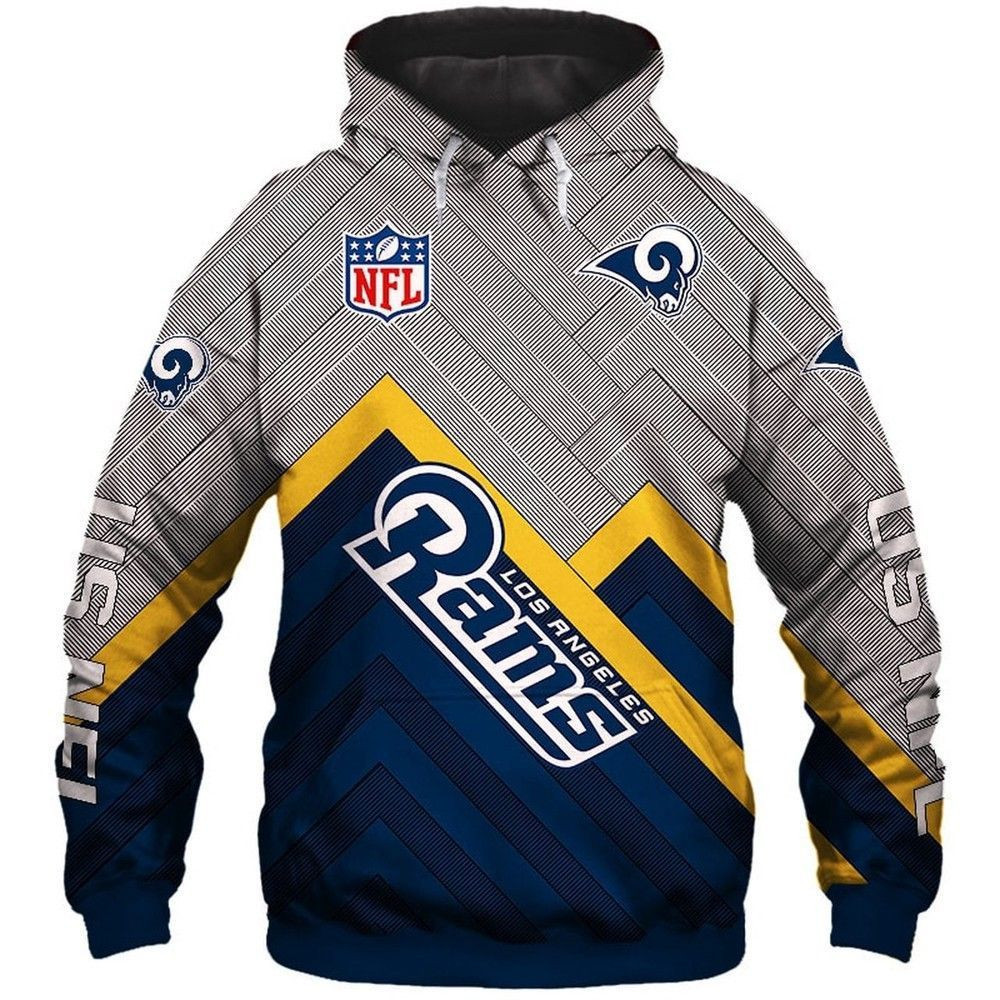 Los Angles Rams 3D All Over Print Hoodie & Zip Hoodie