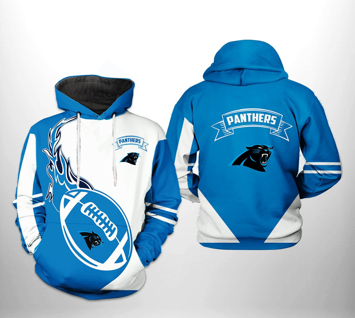 Carolina Panthers Classic 3D All Over Print Hoodie & Zip Hoodie