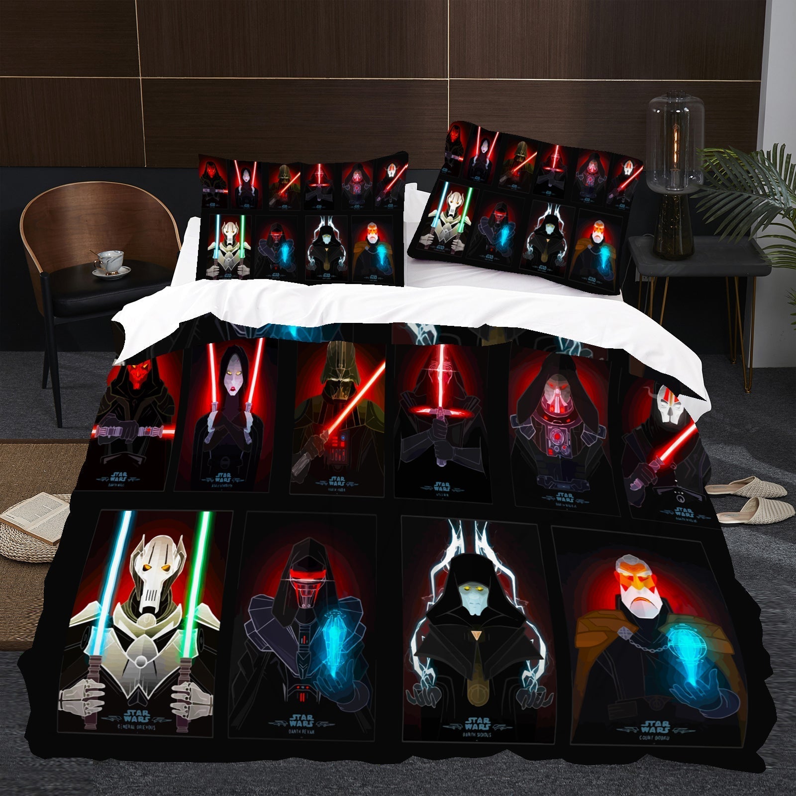 SW Bedding Set SW All Darth Lords Graphic Duvet Covers