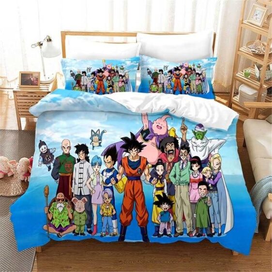 Dragon Ball Bedding Set Dragon Ball Z First Season Protagonists Duvet Covers
