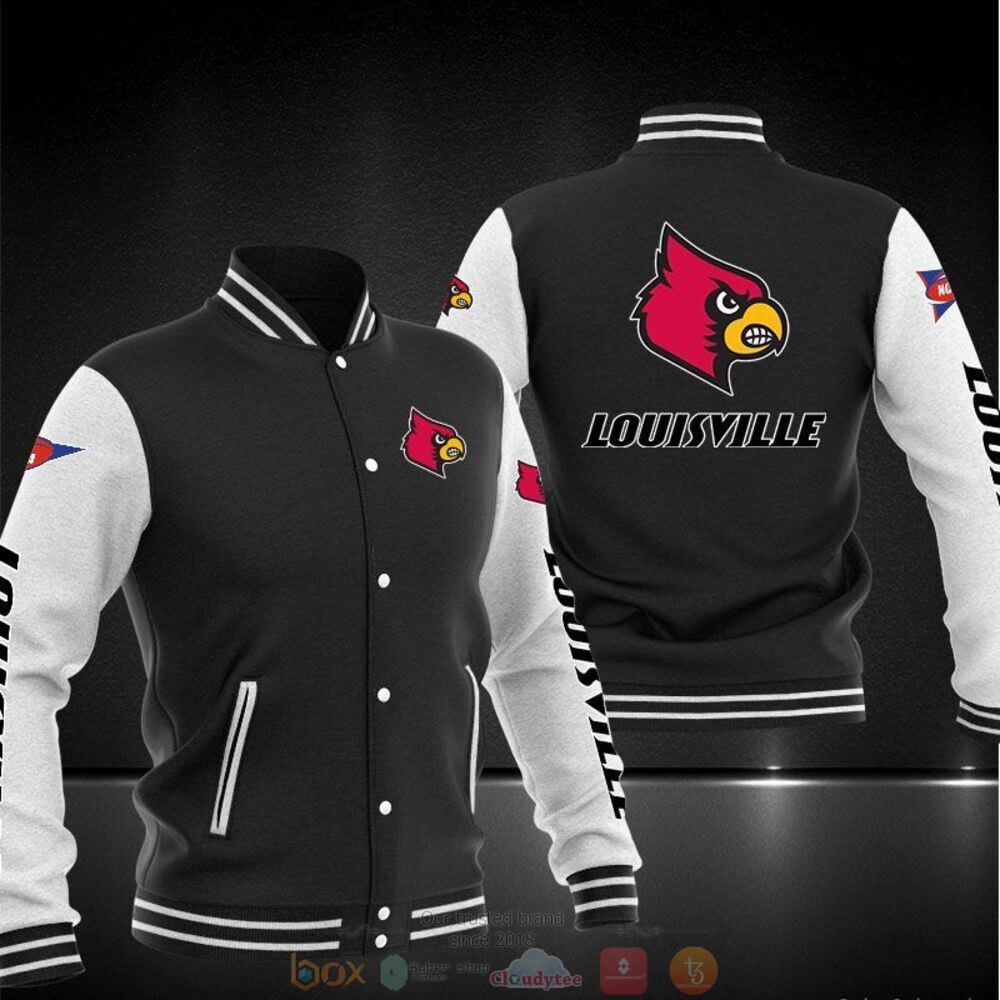 Louisville Cardinals Black Baseball Jacket