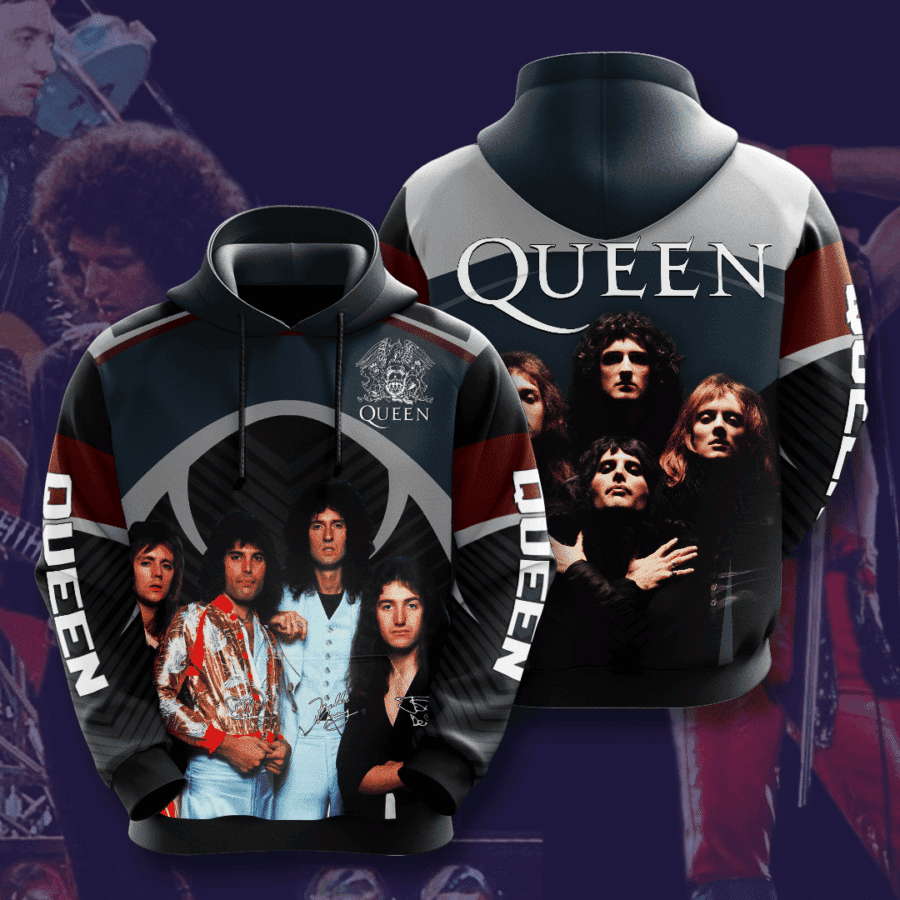 Queen 3D All Over Print Hoodie & Zip Hoodie