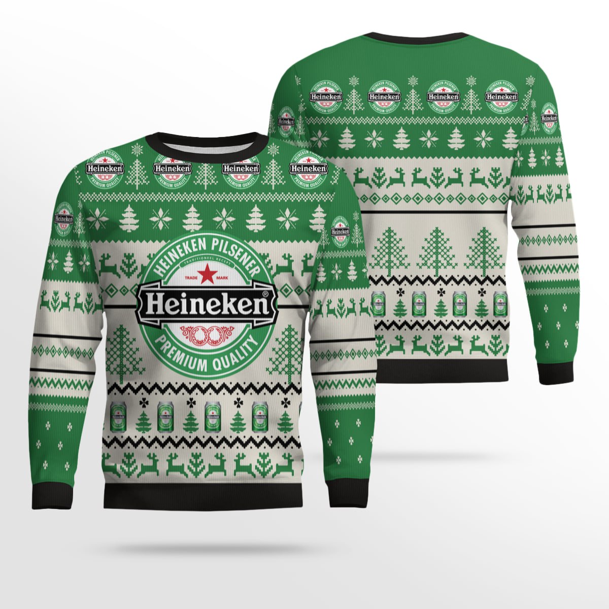 Heineken Christmas Holiday Ugly Sweater