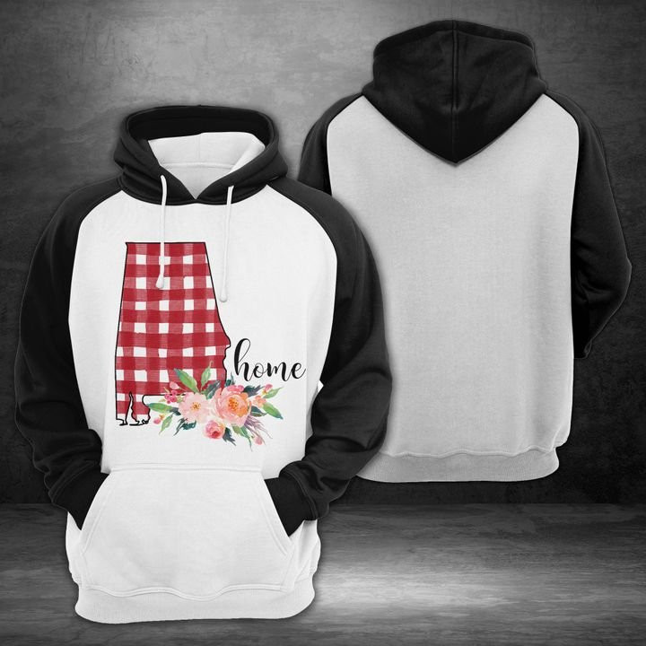 Alabama Home 3D All Over Print Hoodie & Zip Hoodie