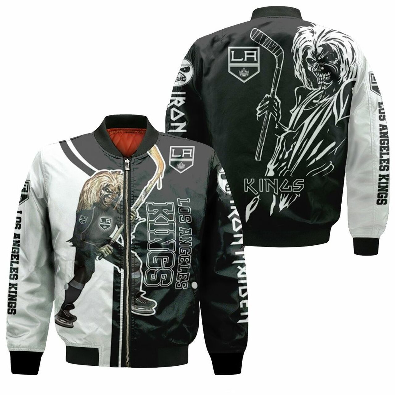 Los Angeles Kings Zombie For Fans Bomber Jacket