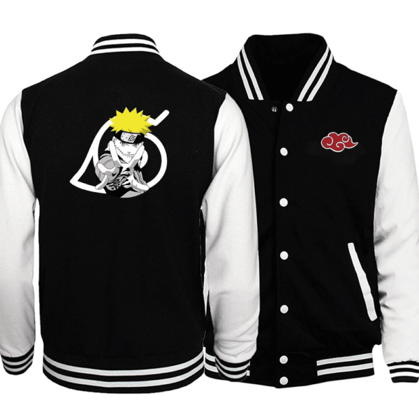 Naruto The Konohagakure Symbol Naruto Anime Baseball Jacket 265