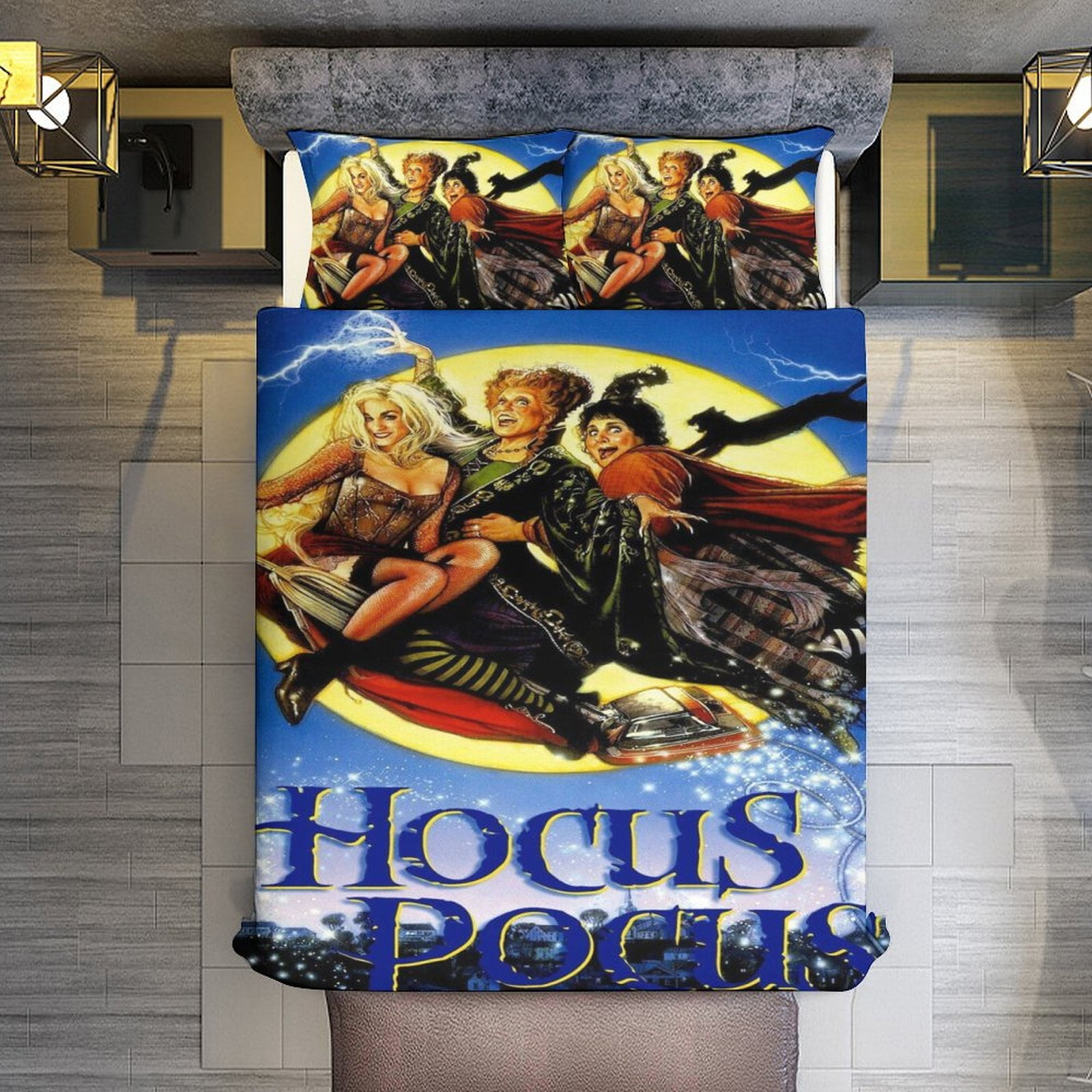 Hocus Pocus Bedding Set Hocus Pocus Sanderson Sisters Flying Duvet Covers