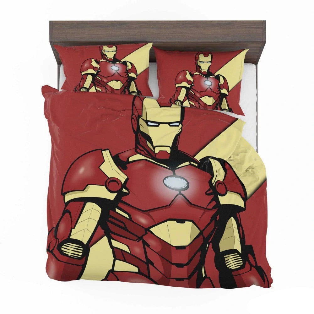 Iron Man Bedding Set MV Iron Man Superhero Genius Comic Duvet Covers