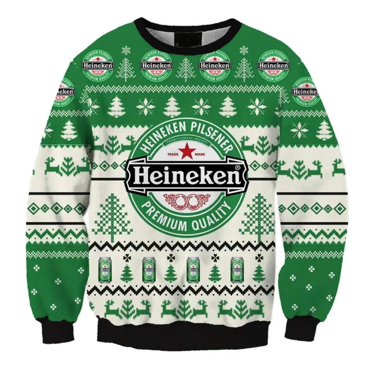 Heineken Christmas Holiday Ugly Christmas Sweater