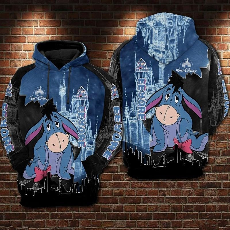 Eeyore The Mini Adventures Of Winnie The Pooh 3d Hoodie Zip Hoodie 700