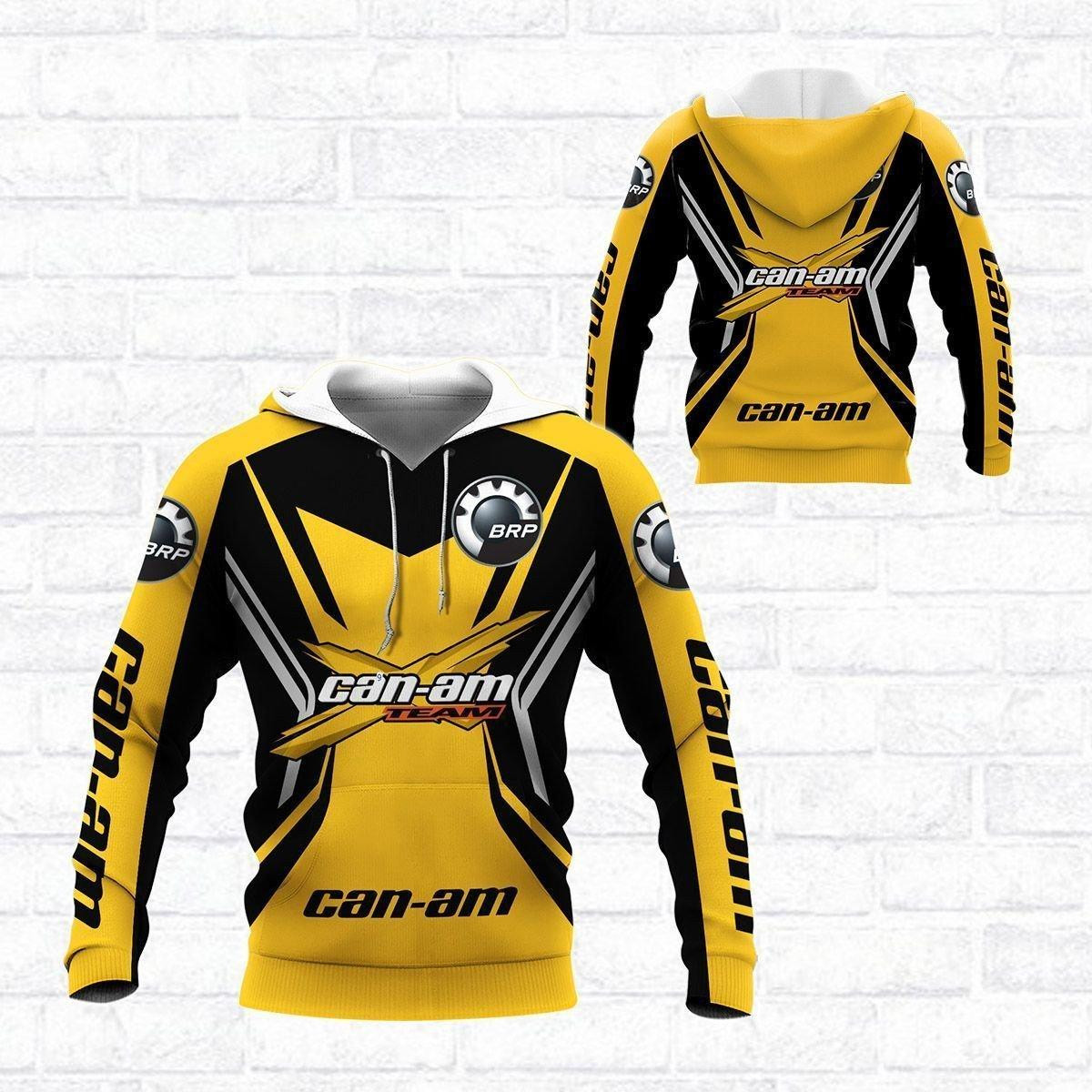 Can-am Brp Shirt 32, 3d Hoodie Zip Hoodie
