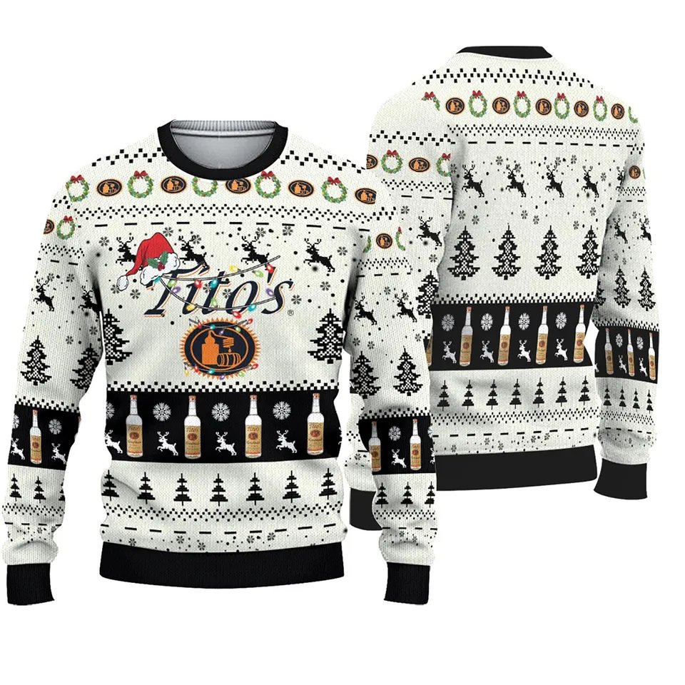 Tito’s Christmas Peaceful Night Ugly Sweater