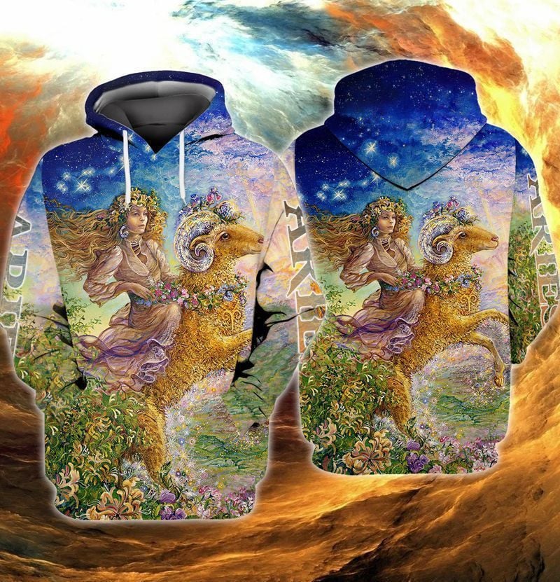 Aries Girls Gift  3d Hoodie Zip Hoodie