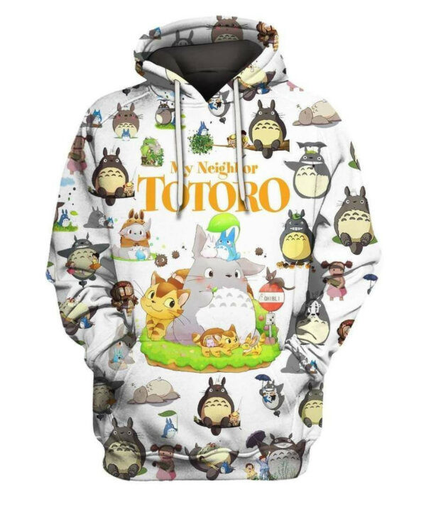 Totoro Shirt 77, 3d Hoodie Zip Hoodie 2591