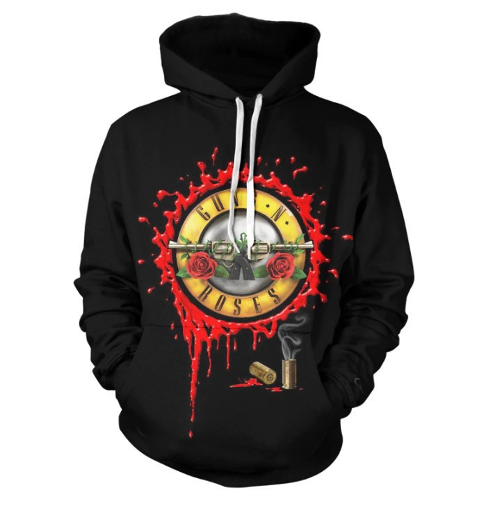 Guns N Roses Dont Cry 3d Hoodie