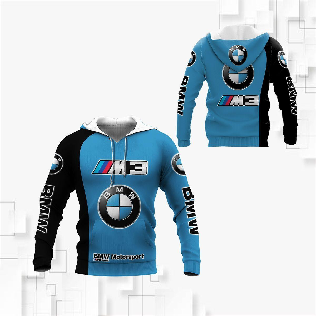 Bmw M3 Shirt 453, 3d Hoodie Zip Hoodie