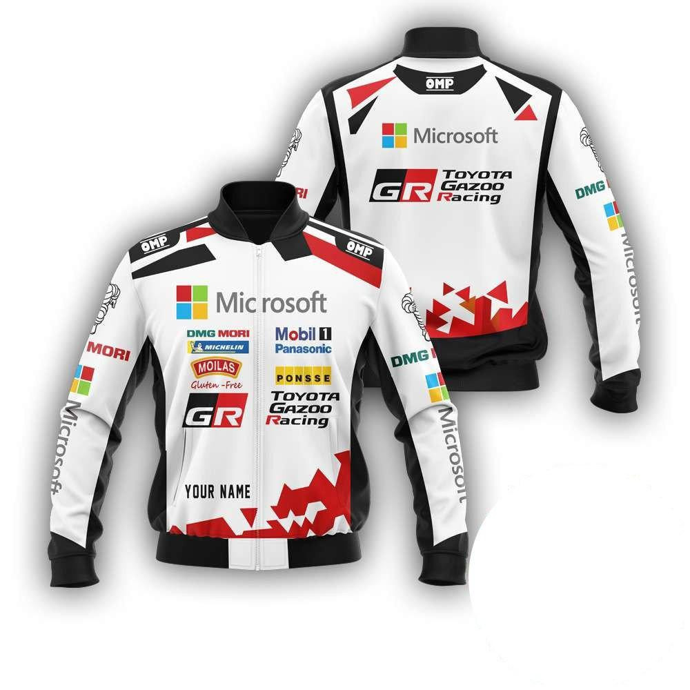 Personalized Toyota Gazoo Racing Wrt Microsoft Bomber Jacket 878