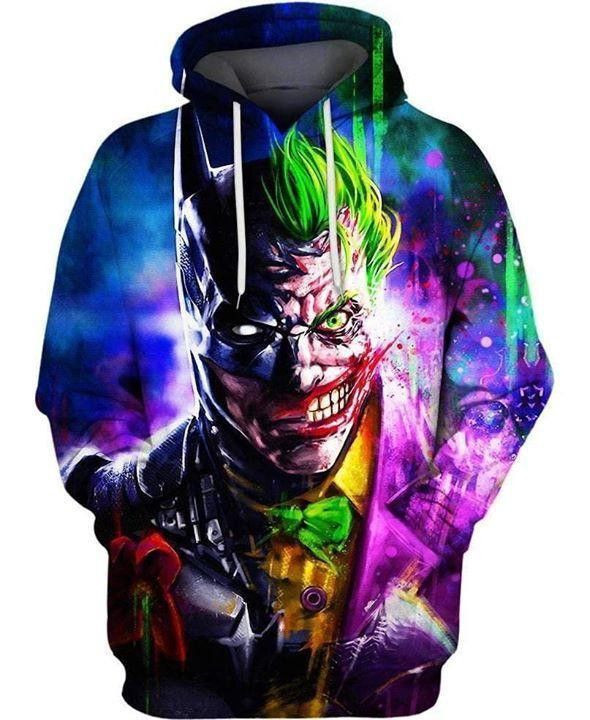 The Dark Knight Joker Batman 3D All Over Print Hoodie & Zip Hoodie