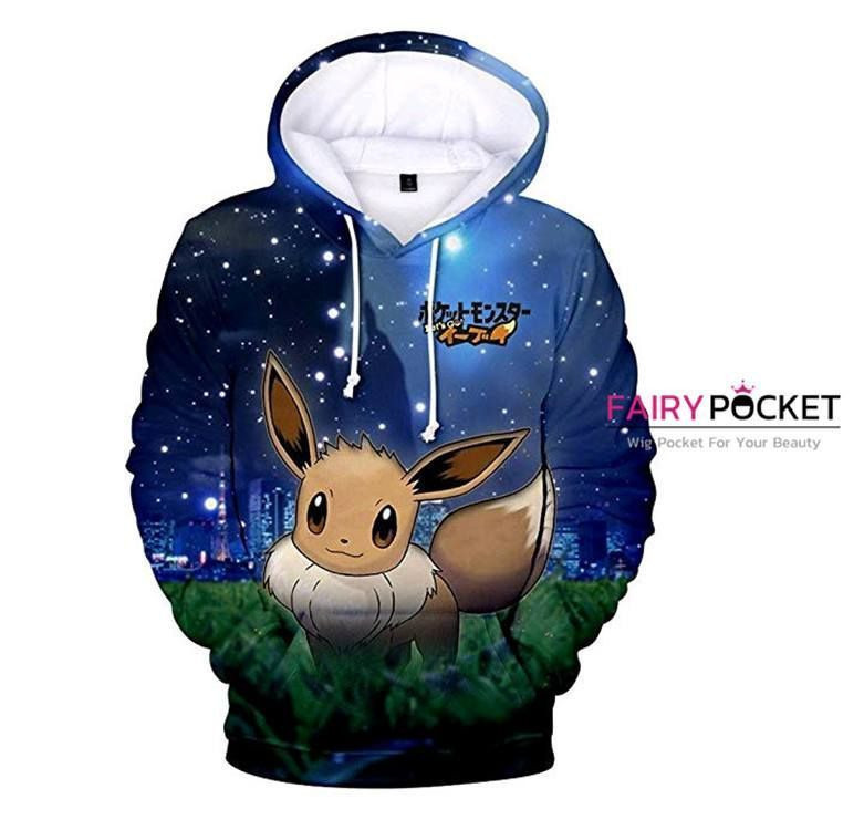 Pokemon Eevee 3D All Over Print Hoodie & Zip Hoodie