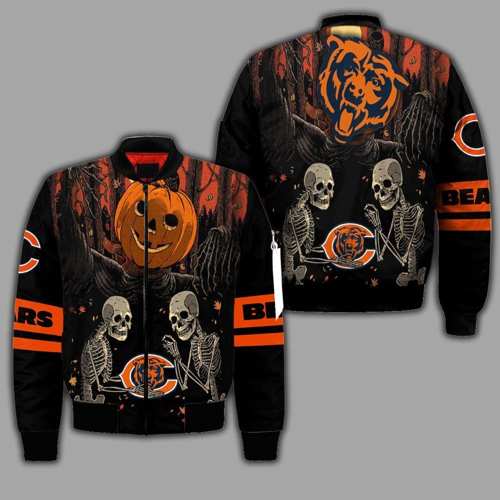 Chicago Bears Halloween Bomber Jacket 133