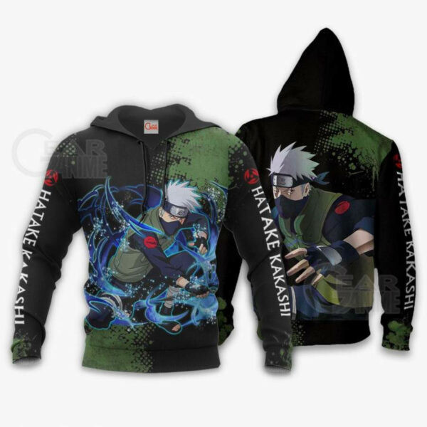 Hatake Kakashi Naruto Anime 2k971   Cartoon 3d Hoodie Zip Hoodie 439