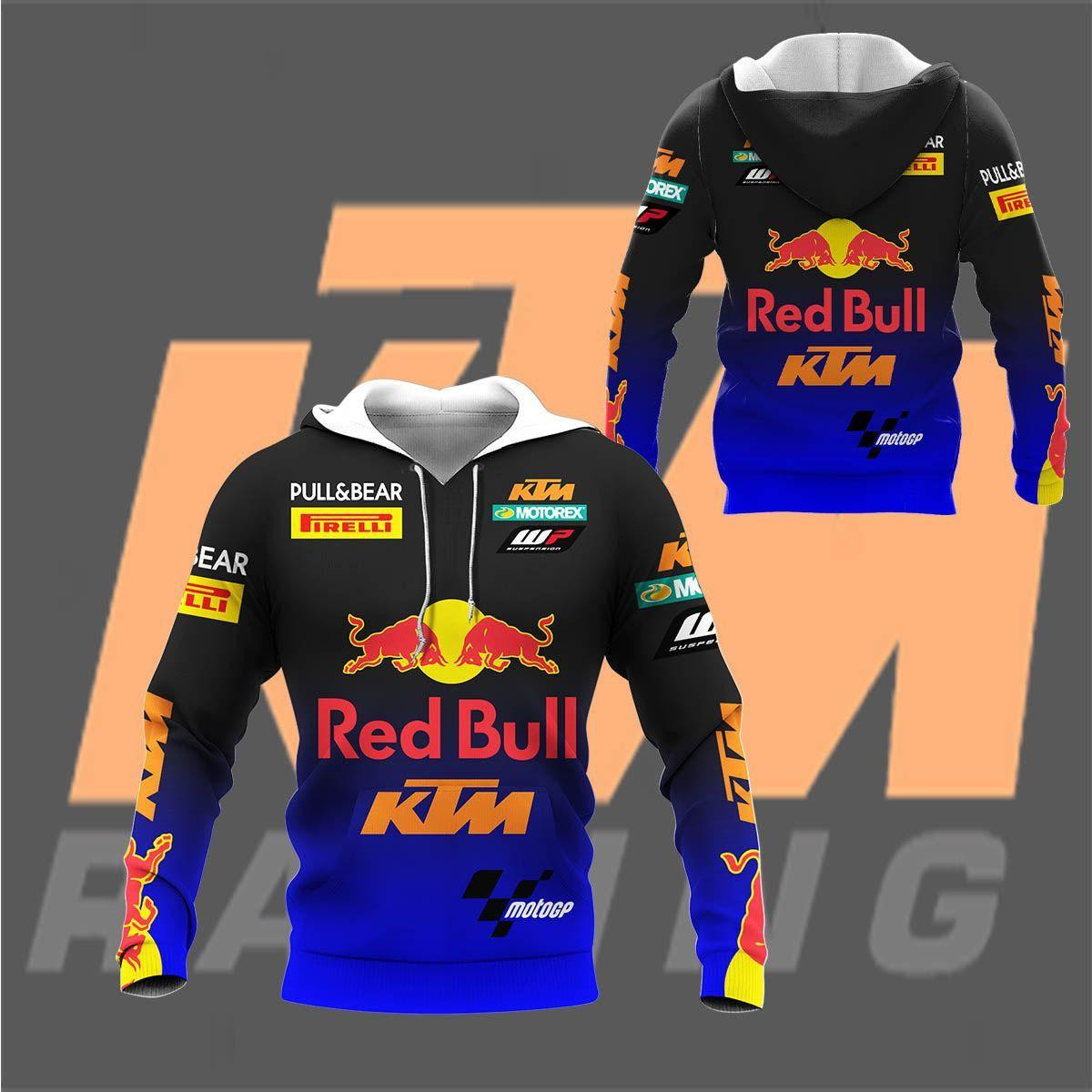 Ktm Ag Shirt 232, 3d Hoodie Zip Hoodie