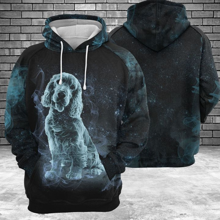 Cocker Spaniel Galaxy 3D All Over Print Hoodie & Zip Hoodie