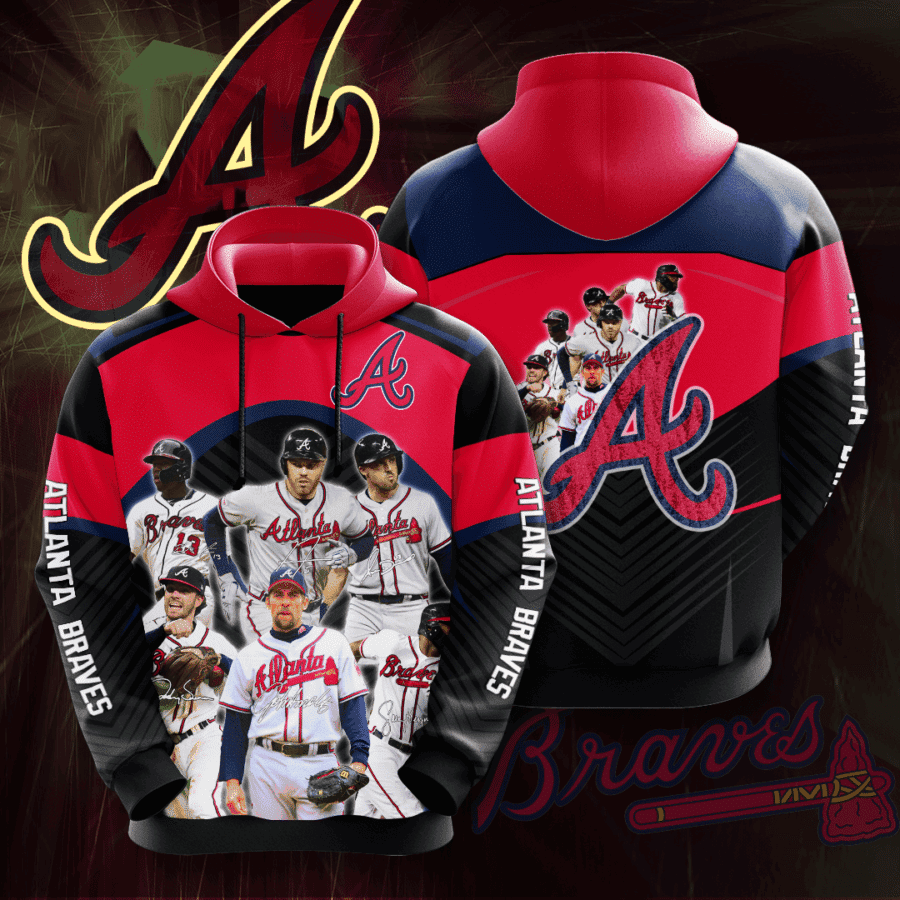 Atlanta Braves 3D All Over Print Hoodie & Zip Hoodie