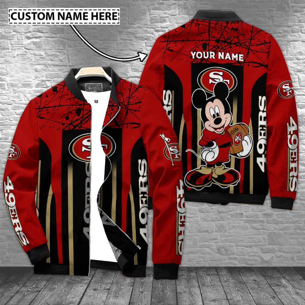 San Francisco 49ers Personalized Bomber Jacket BG792