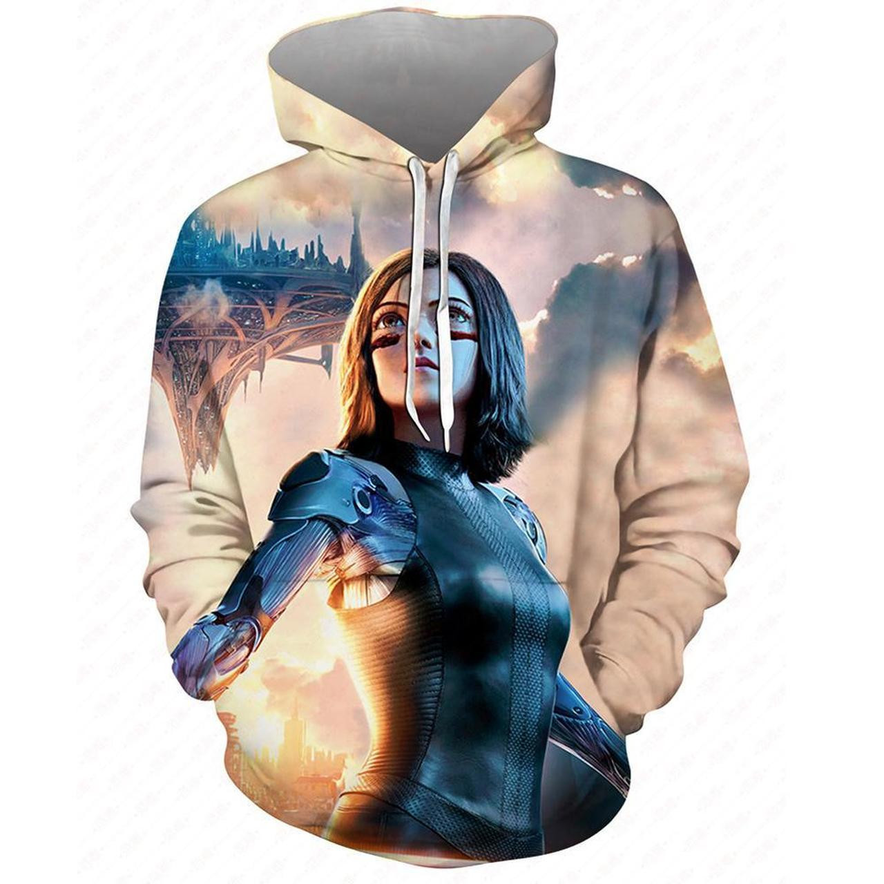 Alita Battle Angel 3D All Over Print Hoodie & Zip Hoodie