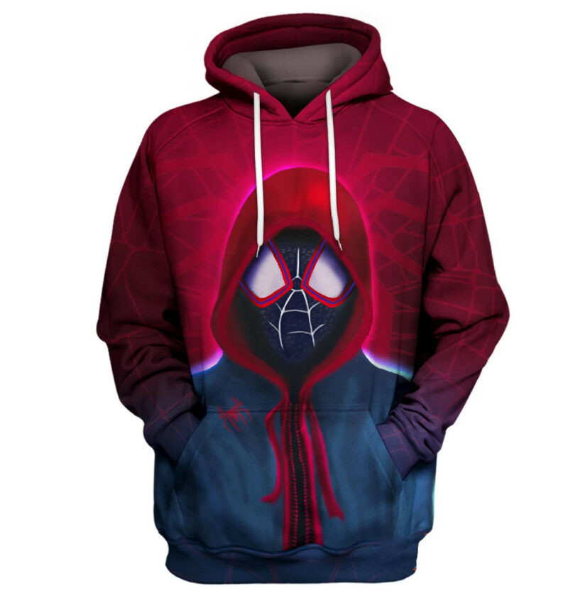 Marvel Spiderman 3d Hoodie Zip Hoodie