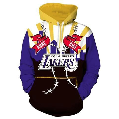Los Angeles Lakers 3D All Over Print Hoodie & Zip Hoodie