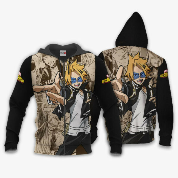 Denki Kaminari Anime My Hero Academia 1k976   Cartoon Graphic Outfits Aop 3d Hoodie Zip Hoodie 1392